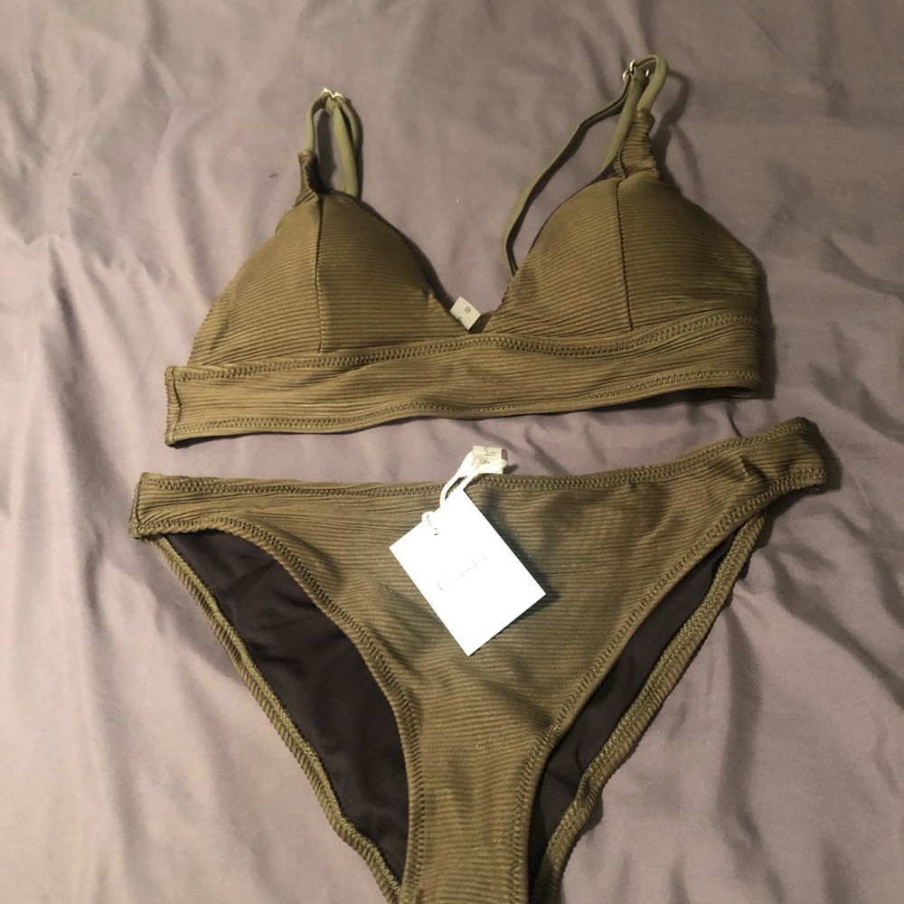 Cupshe Olive Bikini